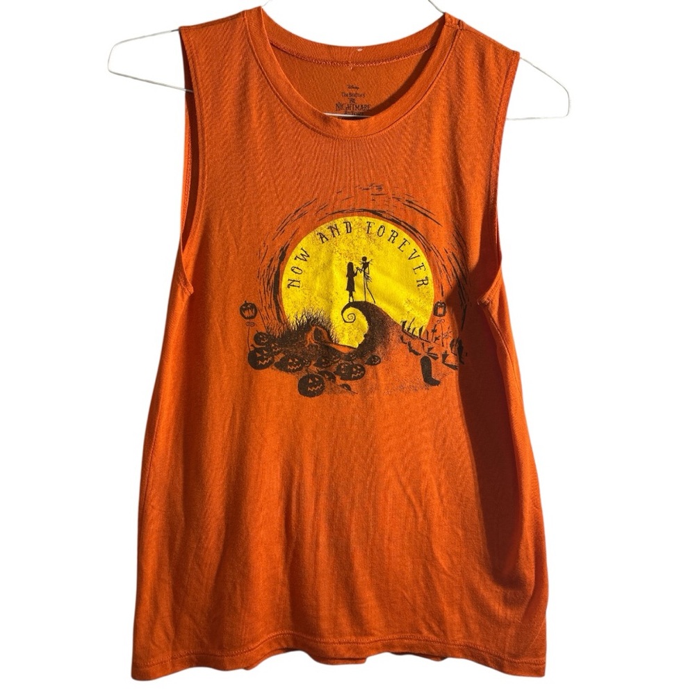 Disney Orange Muscle Tee - Now and Forever
